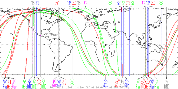 Astrocartográfica eclipse diciembre 2009